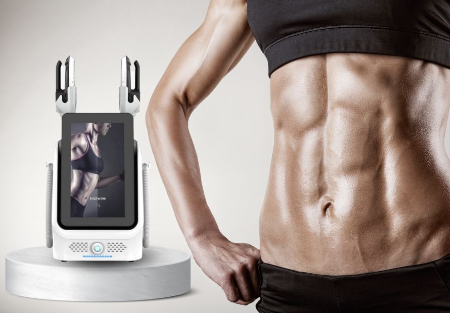 Abdominales con electroestimulación